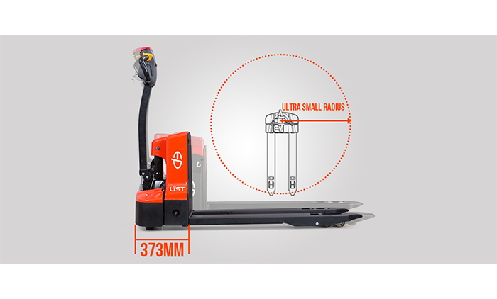 Xe n&acirc;ng tay điện thấp