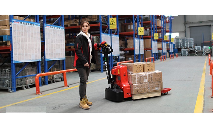 Xe n&acirc;ng tay điện thấp